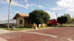 Collinsville Santa Fe Depot and Rock Island Caboose